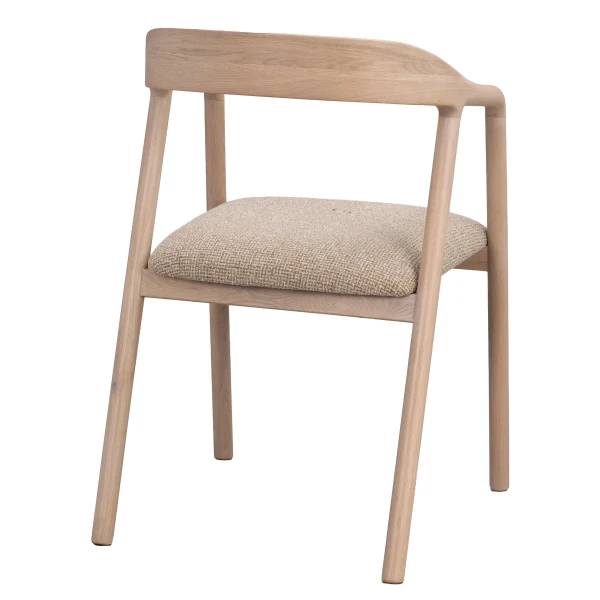 148033 b sb d Dillon armchair mediumbeige whitepigm oak kuva