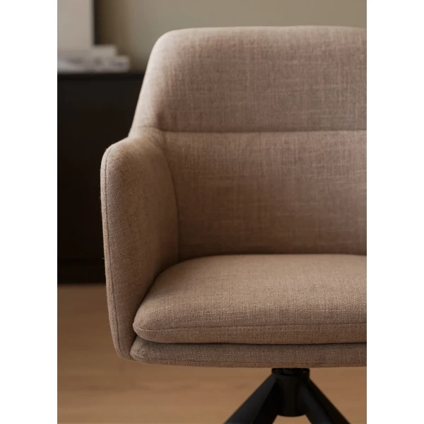123282 b mb Gladstone armchair beige swivel swing 01 kuva