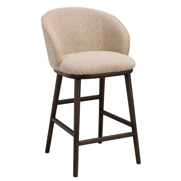 270171 b sb b Judson barchair mediumbeige darkbrown oak kuva