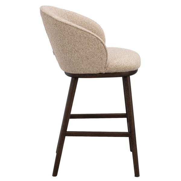270171 b sb c Judson barchair mediumbeige darkbrown oak kuva