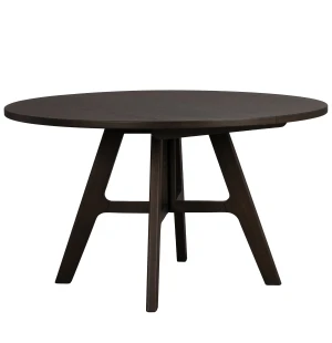 Rowico STOCKBRIDGE jatkettava ruokapöytä Ø130 cm, tummanruskea kuva