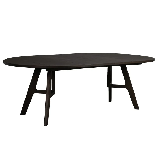 270230 b sb d Stockbridge round table 130 darkbrown oakextensions kuva