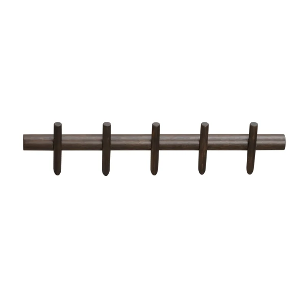 134217 b sb a Hillmond hanger 5 hooks brown oak kuva
