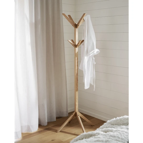 134330 b mb Confetti clothes hanger oak 02 kuva