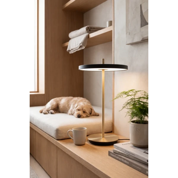 UMAGE Lifestyle Asteria Air Table Brass Black image