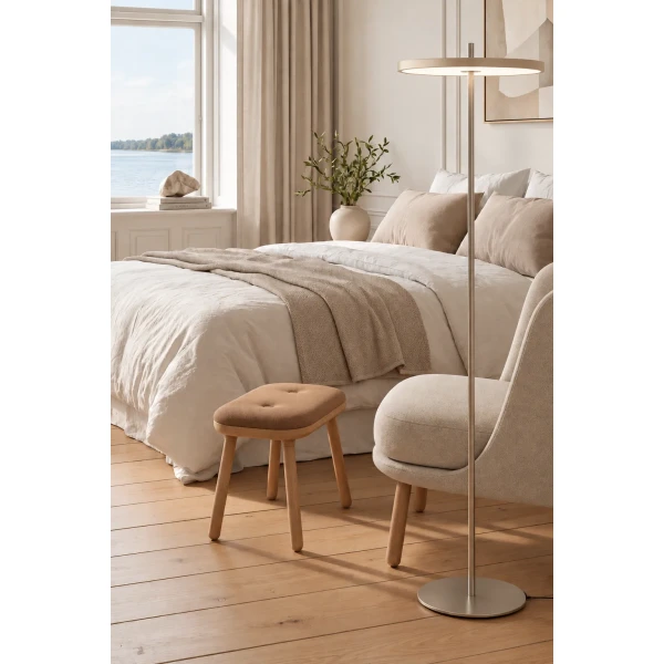 UMAGE Lifestyles Asteria Air Floor Steel Coffee Brown Paff Oak Long Legs Sugar Brown kuva