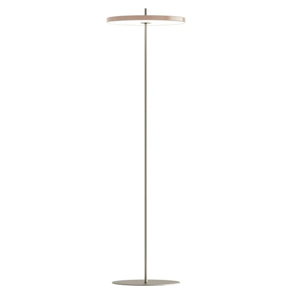 UMAGE packshot 2751 Asteria Air floor lamp steel coffee brown 2 kuva