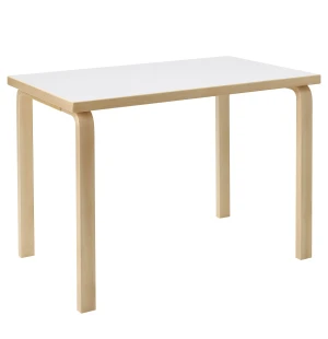 Artek bord 80B 100x60 cm, björk/vit image