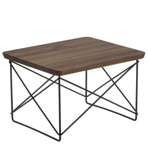 Vitra EAMES OCCASIONAL LTR pöytä, pähkinä/musta kuva