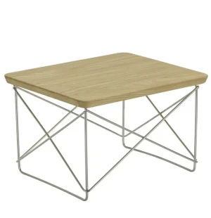 Vitra EAMES OCCASIONAL LTR pöytä, kastanja/kromi kuva
