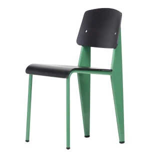 Vitra STANDARD stol, dark oak/blé vert image