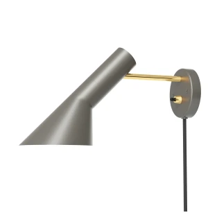 Louis Poulsen AJ seinävalaisin, warm grey/brass kuva