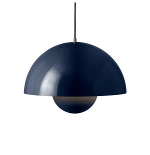 &Tradition FLOWERPOT VP7 riippuvalaisin, steel blue kuva