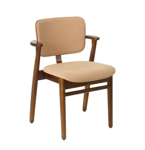 Artek DOMUS BEAUTY tuoli, täysverhoiltu, pähkinäpetsattu/Wow RE beige-pink kuva