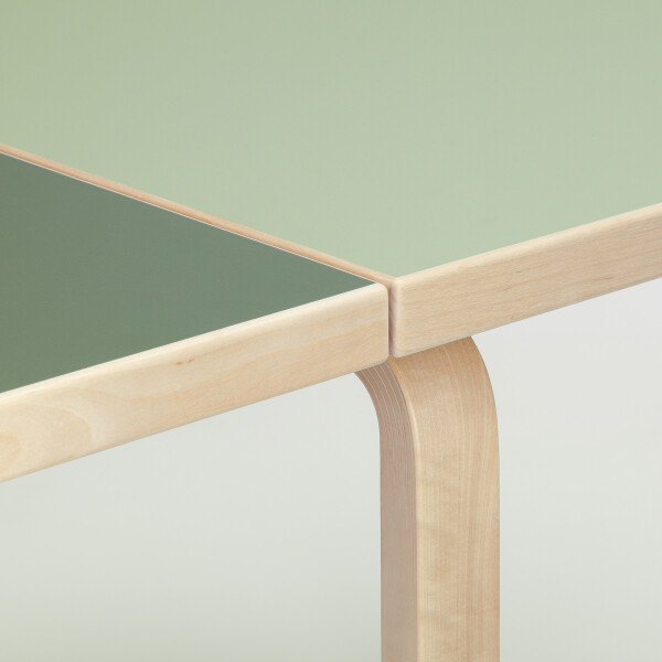 Artek Aalto Table DL81C olive linoleum kuva