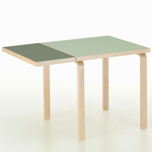 Artek Aalto Table foldable DL81C extended olive kuva