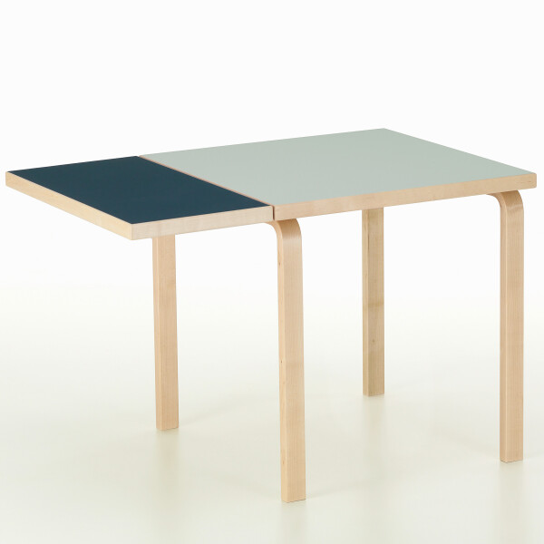 Artek Aalto Table foldable DL81C extended smokey blue kuva