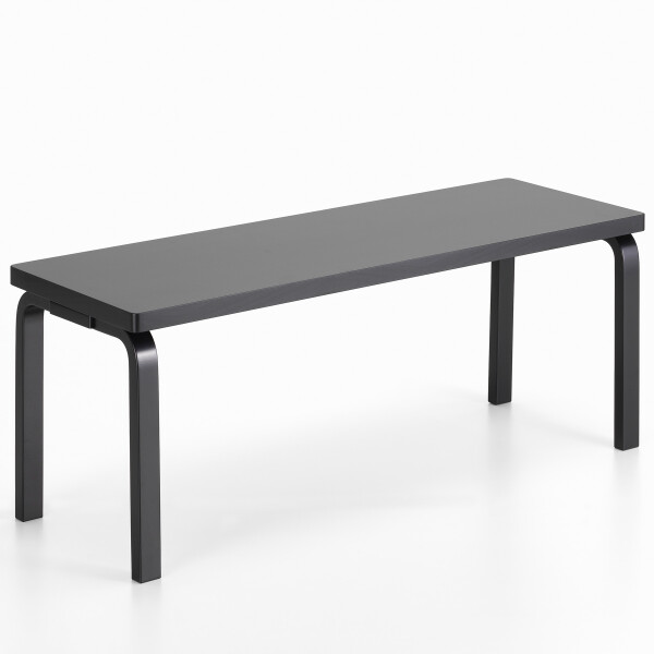 Artek Bench 153A solid top black kuva