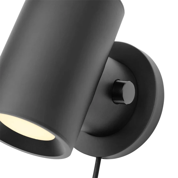 Beam wall lamp black detail muuto kuva