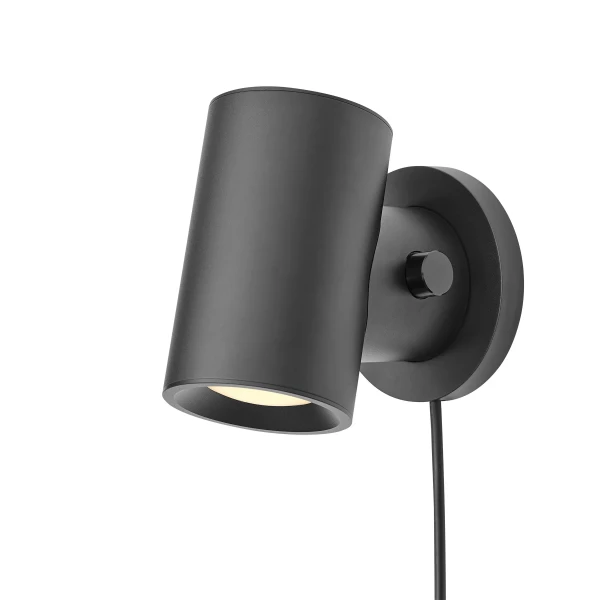 Beam wall lamp black muuto image