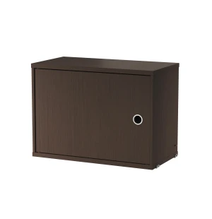 String SYSTEM kaappi, saranoitu ovi 58x30, tumma tammi kuva