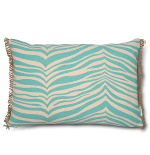 Classic Collection ZEBRA tyyny 40×60, aqua kuva