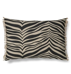 Classic Collection ZEBRA kudde 40×60, svart image