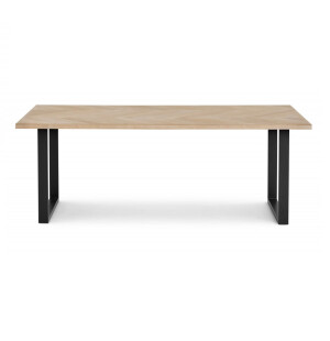 Casø furniture HERRINGBONE matbord 200x90cm vit-ek image