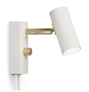 Belid CATO V5751 vägglampa, vit/mässing image