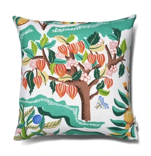Classic Collection BOTANICAL CHERRY kuddfodral, vit image