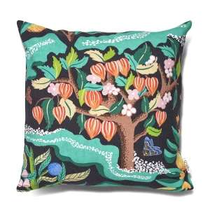 Classic Collection BOTANICAL CHERRY kuddfodral, svart image