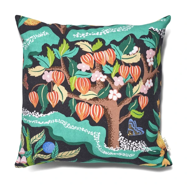 Classic Collection BOTANICAL CHERRY kuddfodral svart image