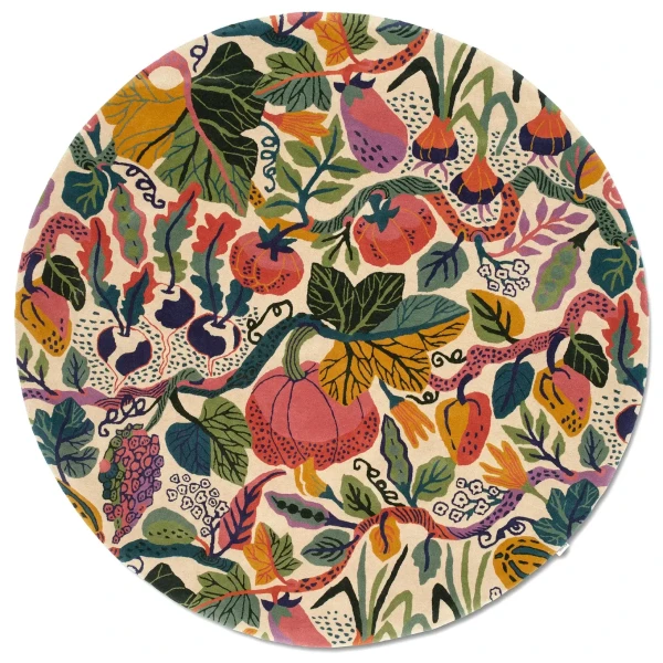 Classic Collection Heritage Garden Cream Multi Round kuva