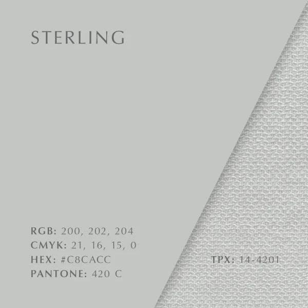 Colour swatch fabric sterling kuva