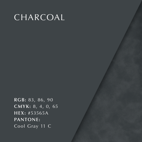 Colour swatch leather charcoal kuva
