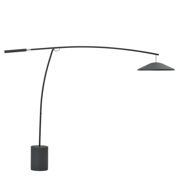 Contra floor lamp anthracite black concrete muuto kuva