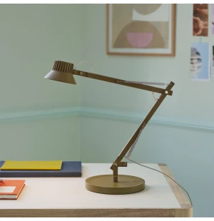 Muuto DEDICATE S2 pöytävalaisin, brown green kuva