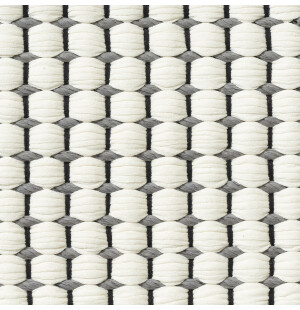 Woodnotes DUETTO 4 matto, grey/white kuva