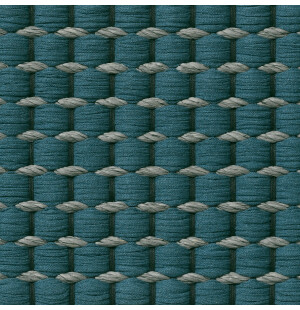 Woodnotes DUETTO 4 matto, grey/turquoise kuva