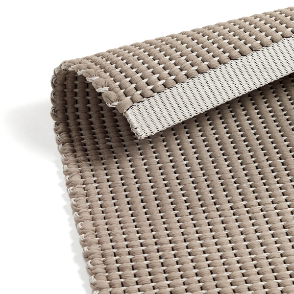 Duetto hand sewn end woven edges corner detail kuva