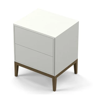 Englesson EDGE 2.0 yöpöytä, valkoinen/pähkinä kuva