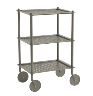 Muuto FLOW TROLLEY rullvagn 3-plan, taupe image