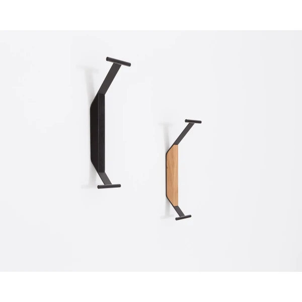 Kaari Wall Hook black lacquer clear protective varnish master kuva