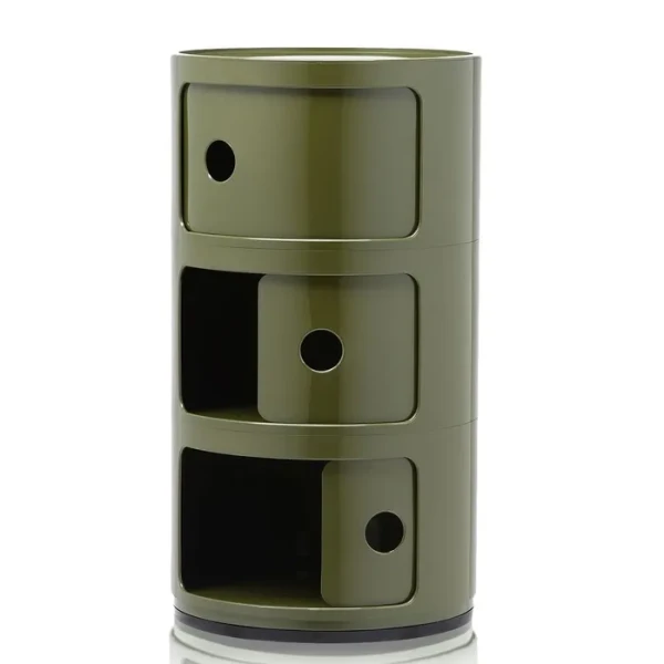 Kartell Componibili classic green open kuva
