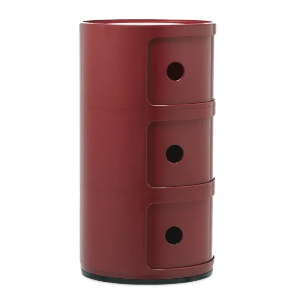 Kartell Componibili new colors Burgundy side kuva