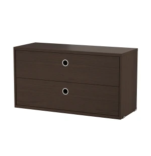 String SYSTEM laatikosto 78x30, tumma tammi kuva