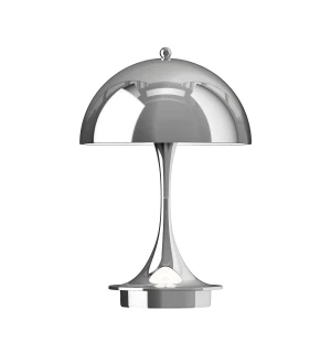 Louis Poulsen PANTHELLA 160 PORTABLE V3 ladattava pöytävalaisin, kromi kuva