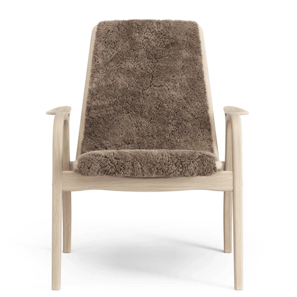 Laminett easy chair White Oak Sahara Sheepskin Front image