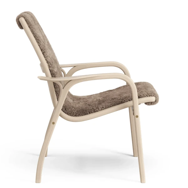 Laminett easy chair White Oak Sahara Sheepskin Side image