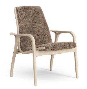 Swedese LAMINETT EASY CHAIR nojatuoli, lampaantalja Sahara/valkopigmentoitu tammi kuva